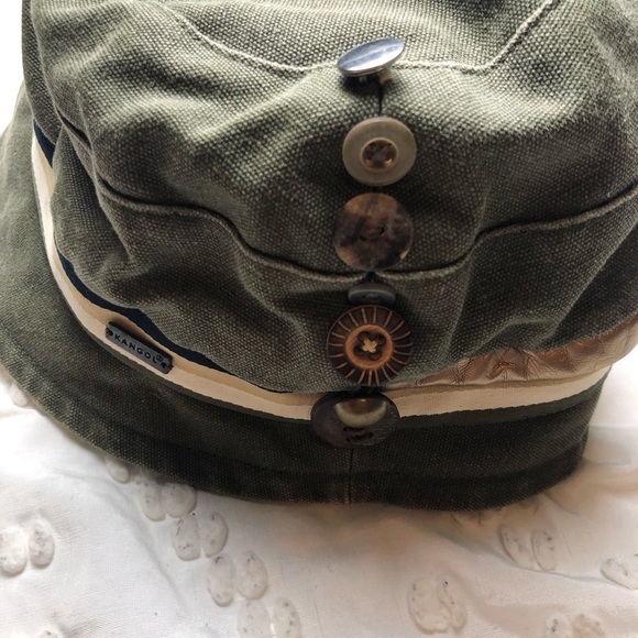Kangol Army Green Buttons Bell Bucket Hat! - Picture 4 of 8